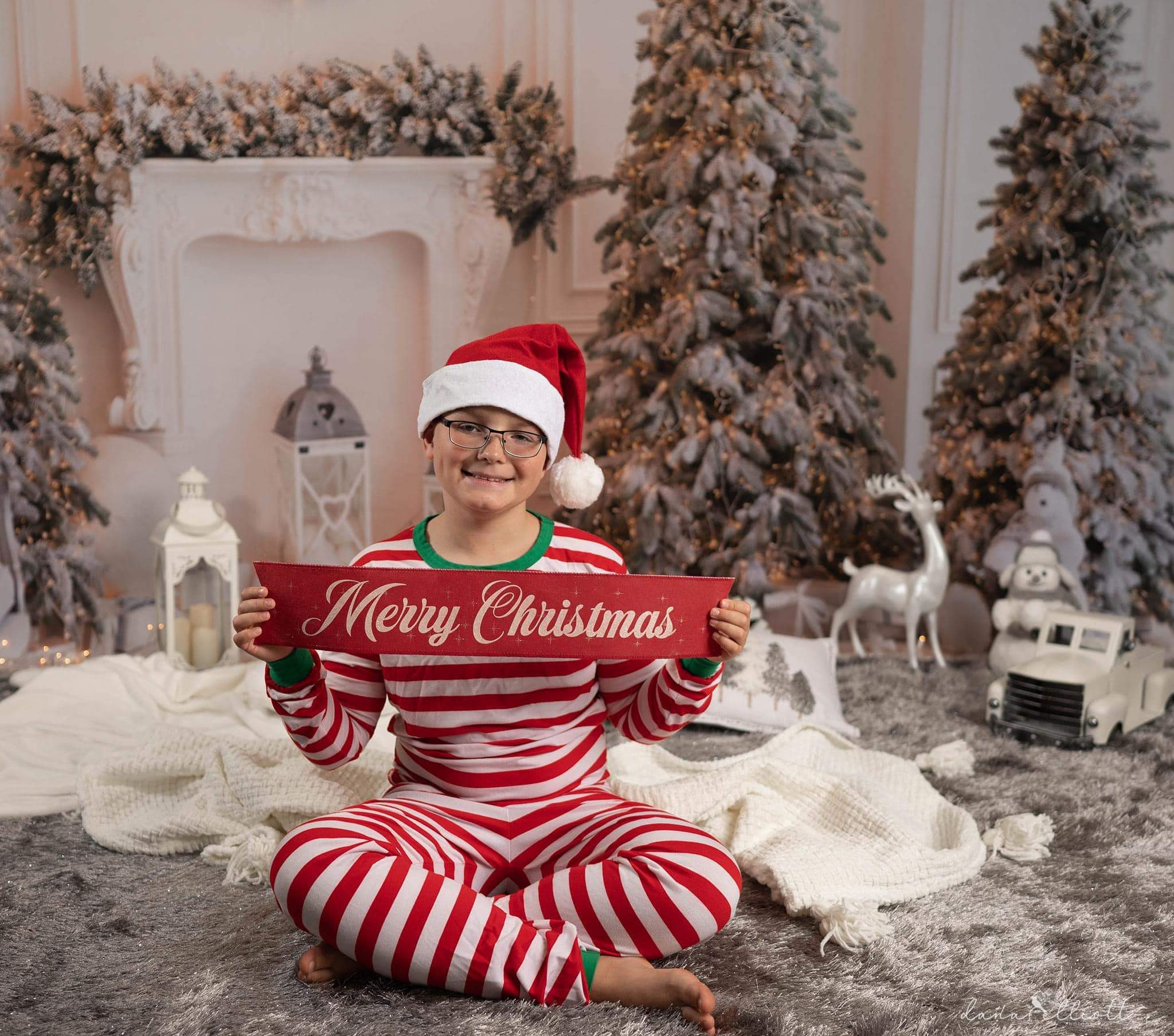 Kate Weihnachtsbär Hintergrund für Fotografie Weihnachten