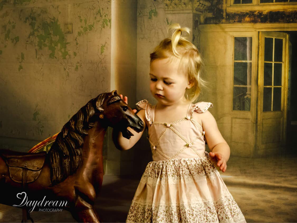 Kate Schloss Hintergrund Gebäude Sonnenschein Fenster Tür Hintergrund für Hochzeit - Kate Backdrop.de