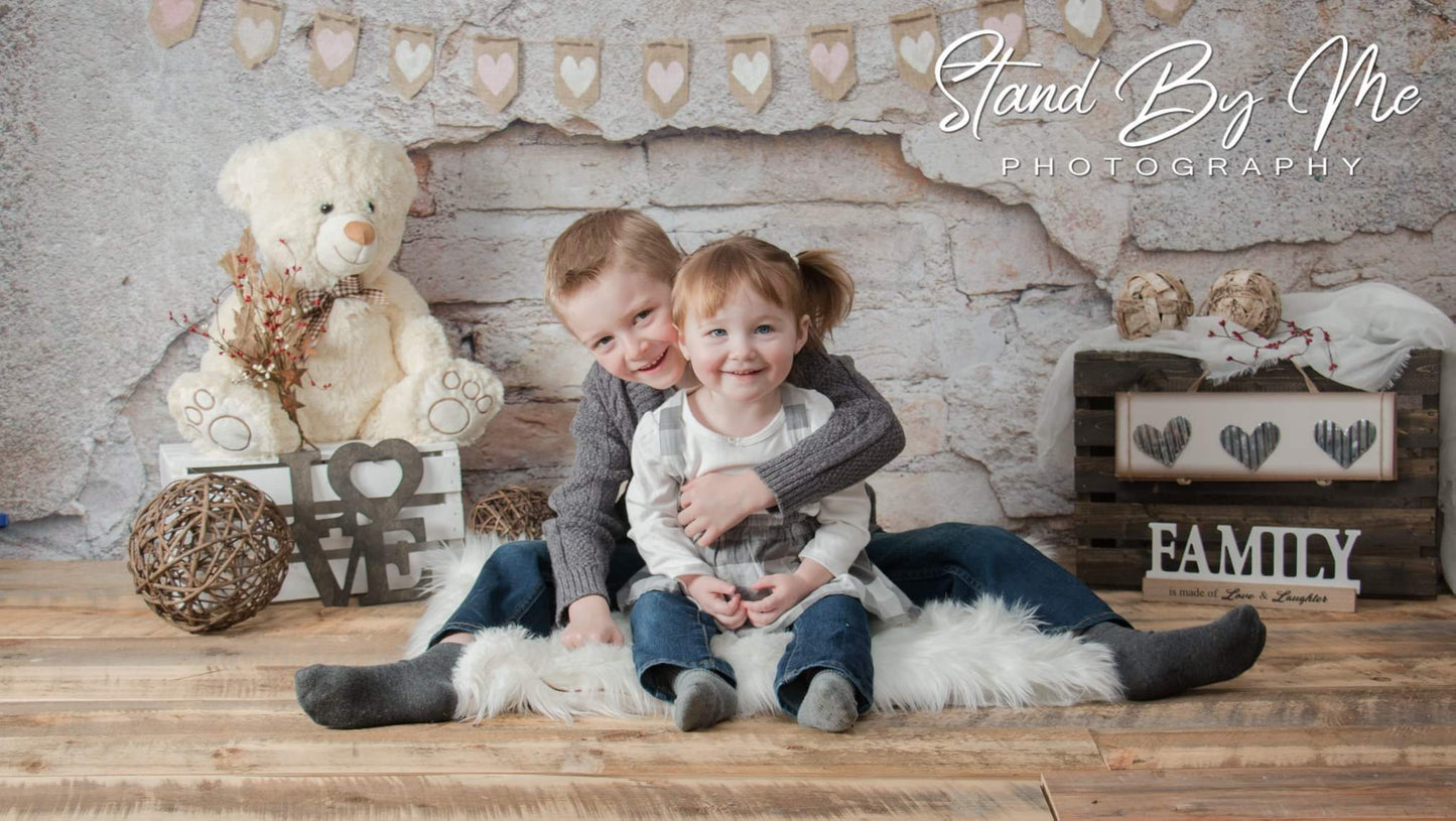 Kate Retro beschädigt Zement Backstein Kulisse - Kate Backdrop.de