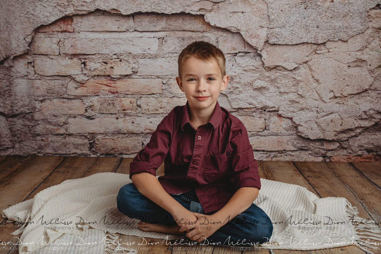 Kate Retro beschädigt Zement Backstein Kulisse - Kate Backdrop.de