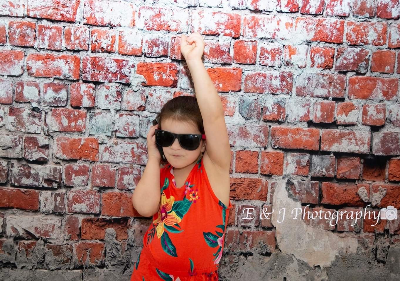 Kate Retro Backsteinmauer-Hintergrund für Fotografie - Kate Backdrop.de