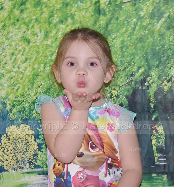 Katebackdrop:Kate Scenery Green Tree Road Backdrop