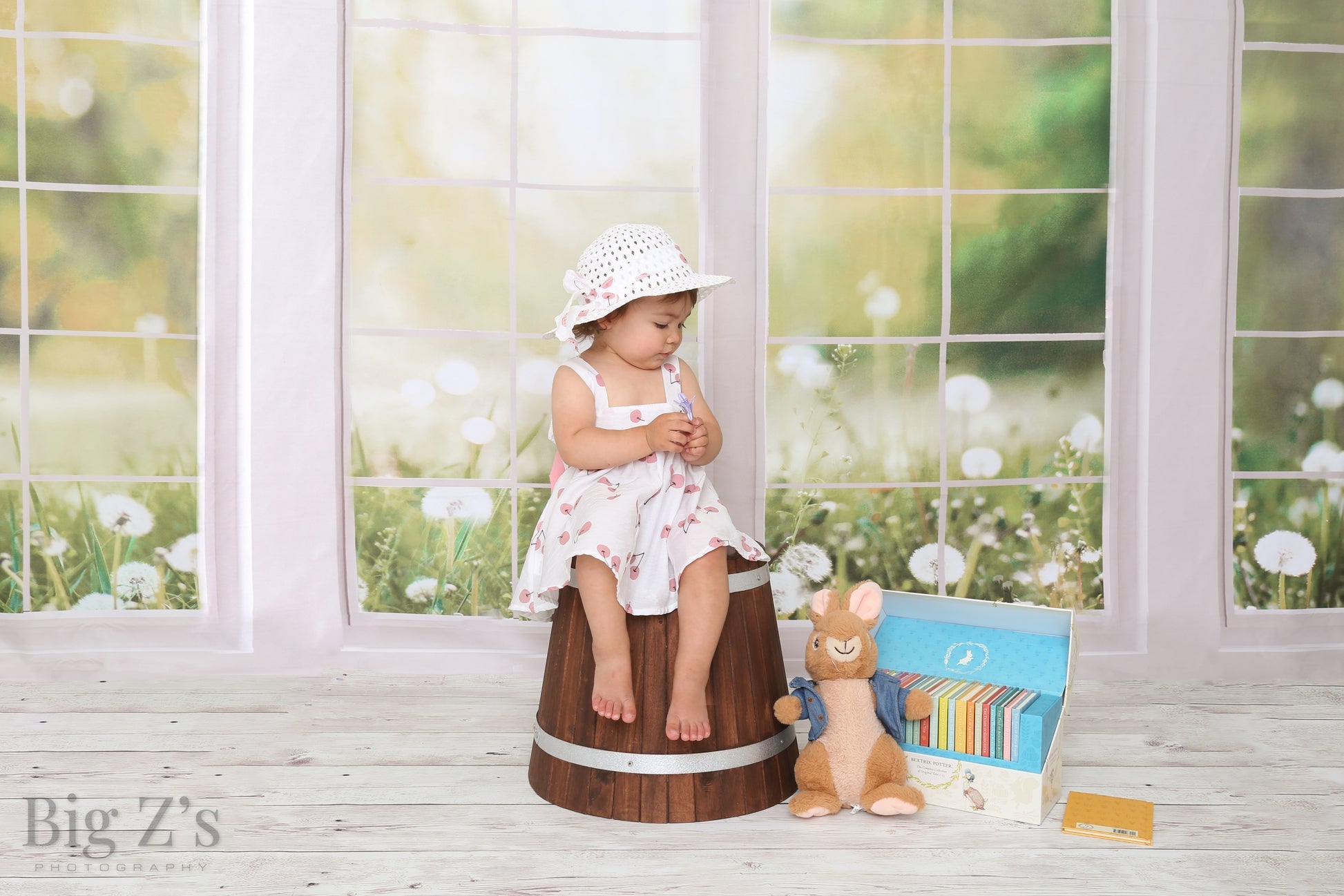 Kate Fenster Hintergrund Frühling Sommer Garten von Emetselch - Kate Backdrop.de