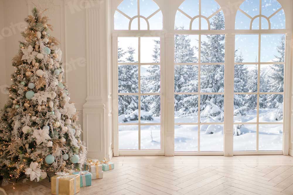 Kate Weihnachten weißer Hintergrund Winter für Fotografie - Kate Backdrop.de