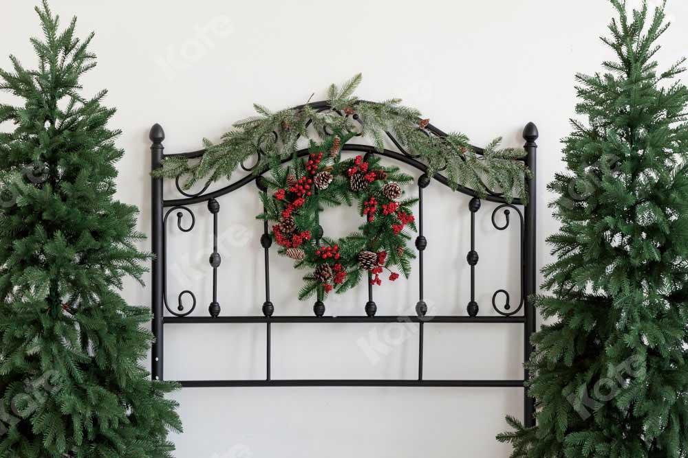Kate Weihnachten Weihnachtsbett Hintergrund Kopfteil von Emetselch