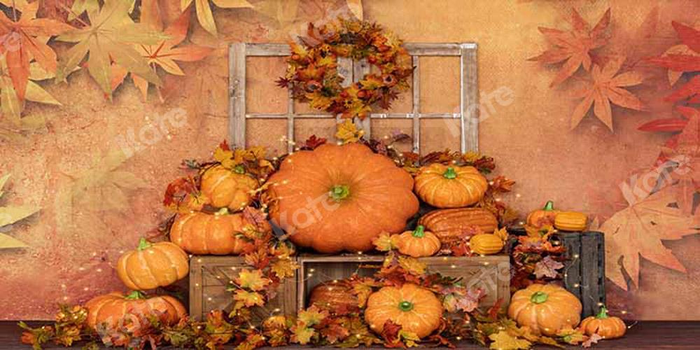Kate Herbst Kürbis Hintergrund Halloween von Emetselch - Kate Backdrop.de