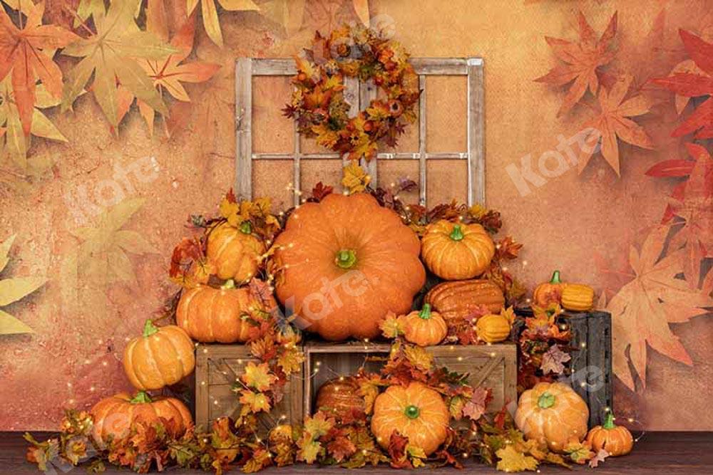 Kate Herbst Kürbis Hintergrund Halloween von Emetselch - Kate Backdrop.de