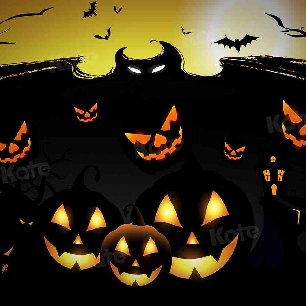 Kate Halloween Hintergrund Kürbis für Fotografie von Chain Photography - Kate Backdrop.de