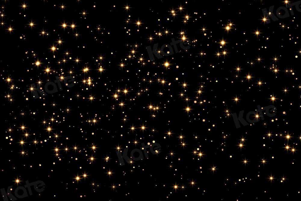 Kate Golden Sterne Himmel Hintergrund Nacht für Fotografie Bokeh von Chain Photography - Kate Backdrop.de