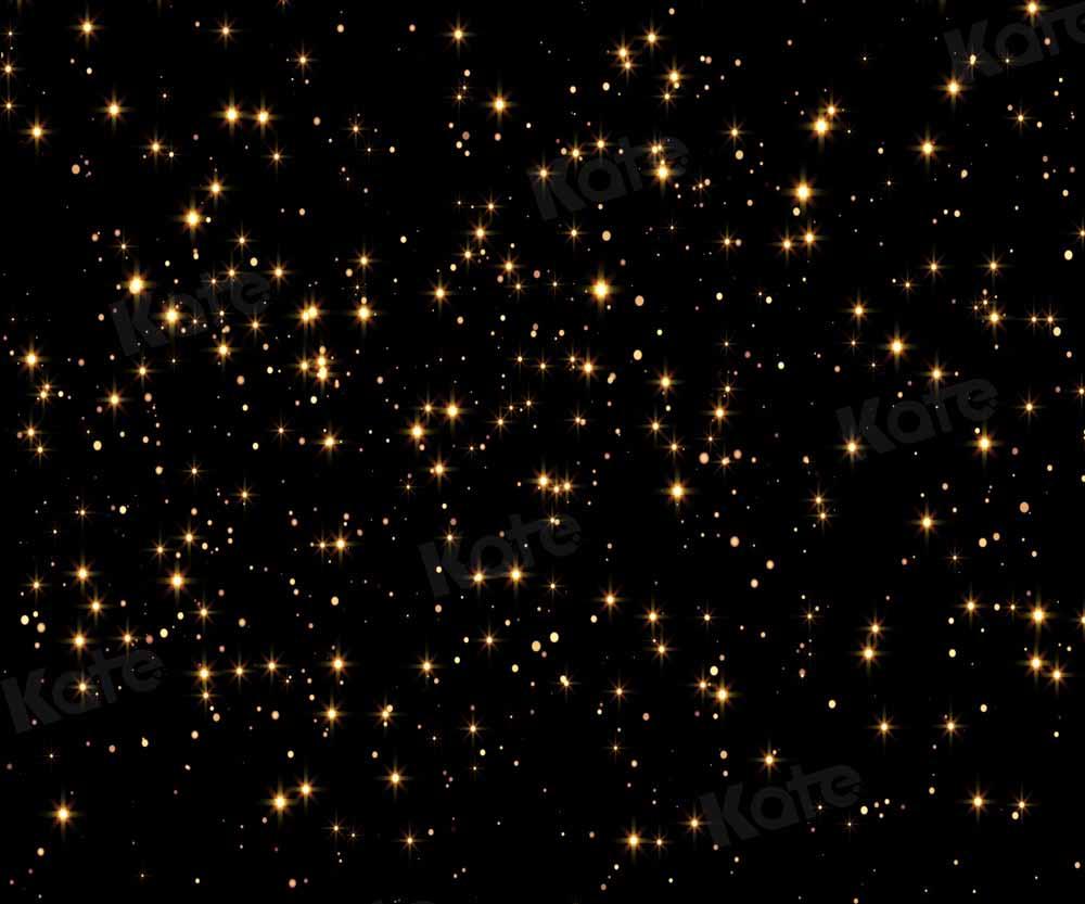 Kate Golden Sterne Himmel Hintergrund Nacht für Fotografie Bokeh von Chain Photography - Kate Backdrop.de