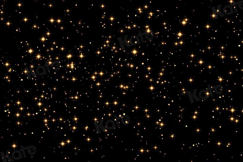Kate Golden Sterne Himmel Hintergrund Nacht für Fotografie Bokeh von Chain Photography - Kate Backdrop.de