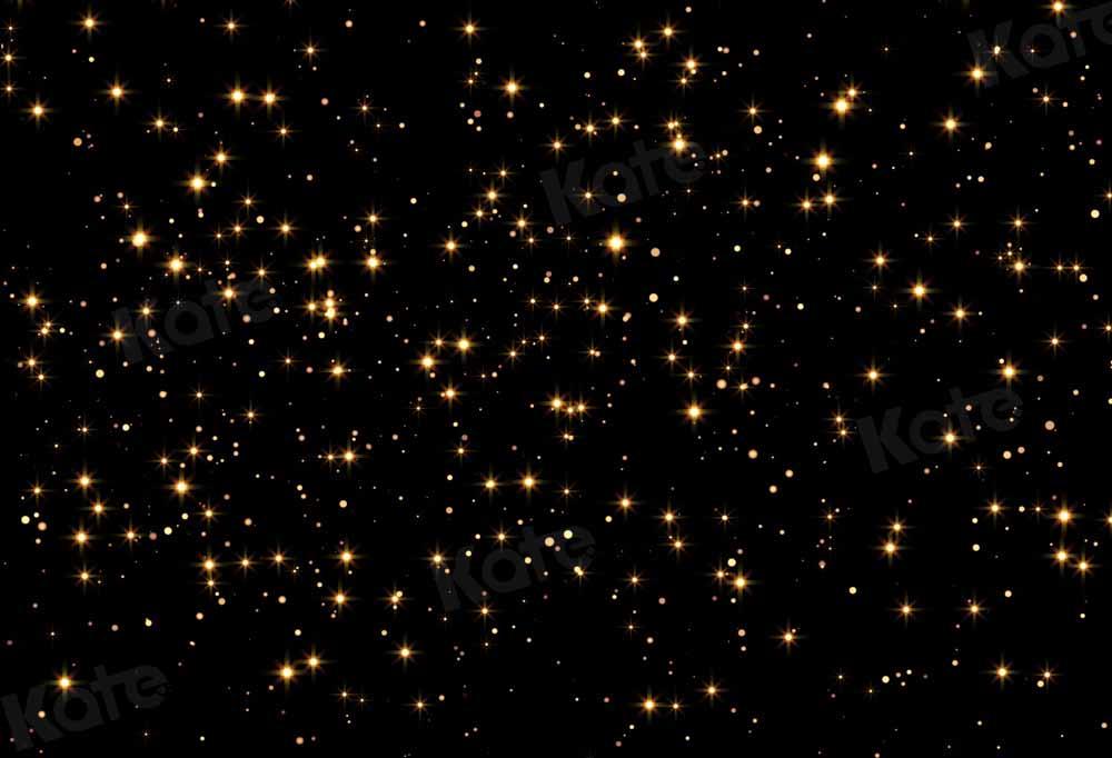 Kate Golden Sterne Himmel Hintergrund Nacht für Fotografie Bokeh von Chain Photography - Kate Backdrop.de