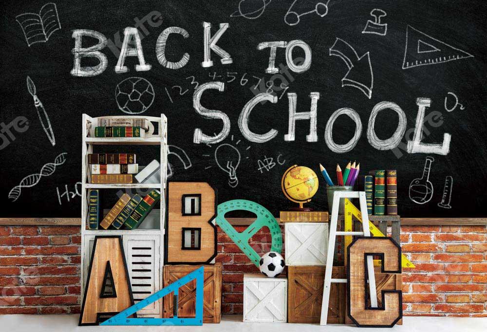 Kate Schule schulanfang Tafel Hintergrund von Emetselch - Kate Backdrop.de