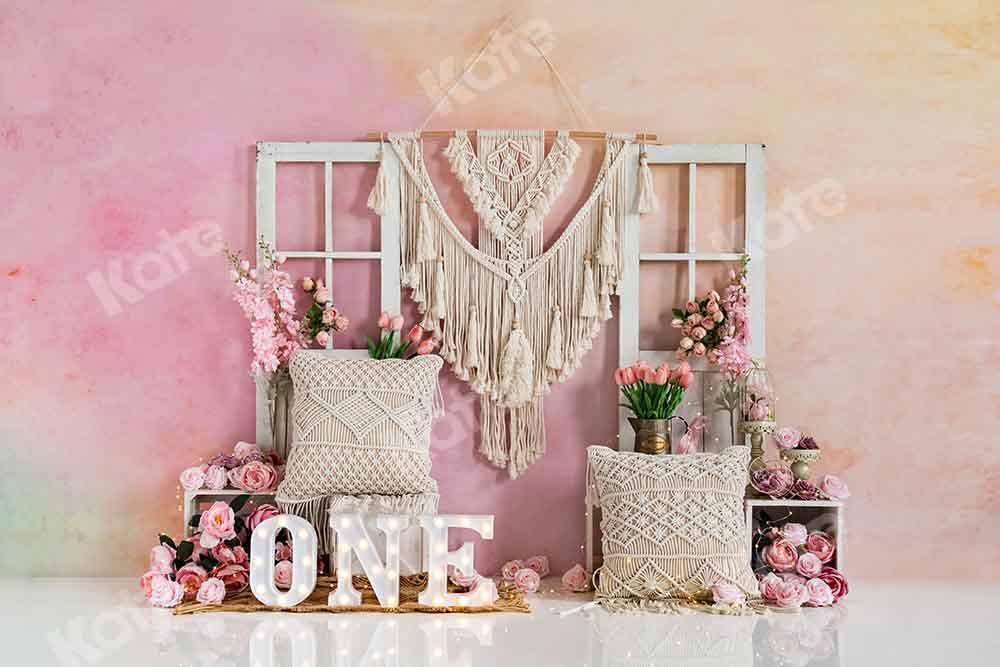 Kate Boho Blumen Hintergrund Geburtstag von Emetselch - Kate Backdrop.de