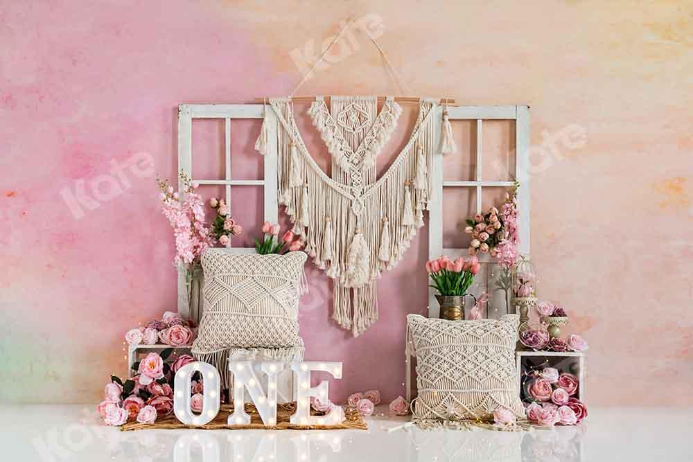 Kate Boho Blumen Hintergrund Geburtstag von Emetselch - Kate Backdrop.de