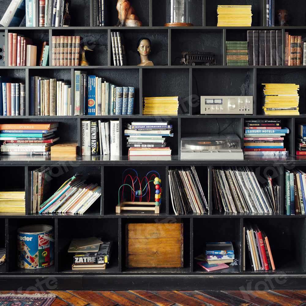 Kate Schule Schulanfang Hintergrund Bücherregal für die Fotografie von Chain Photography - Kate Backdrop.de