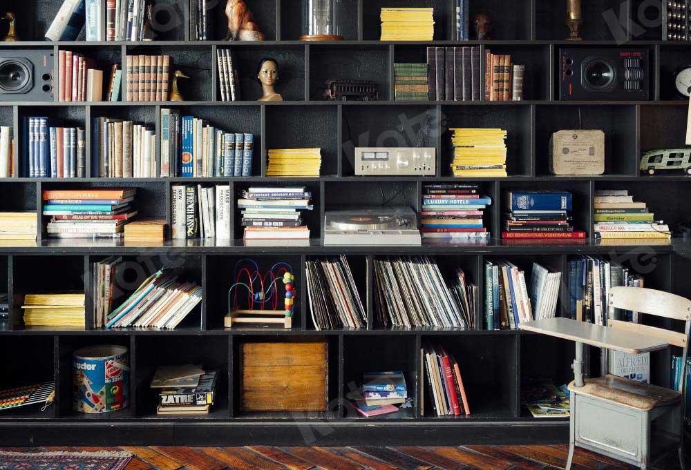 Kate Schule Schulanfang Hintergrund Bücherregal für die Fotografie von Chain Photography - Kate Backdrop.de