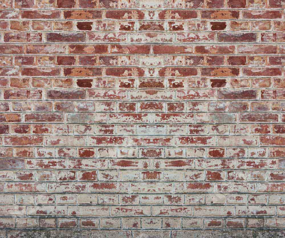 Kate Retro Backsteinmauer Hintergrund Alt von Kate - Kate Backdrop.de