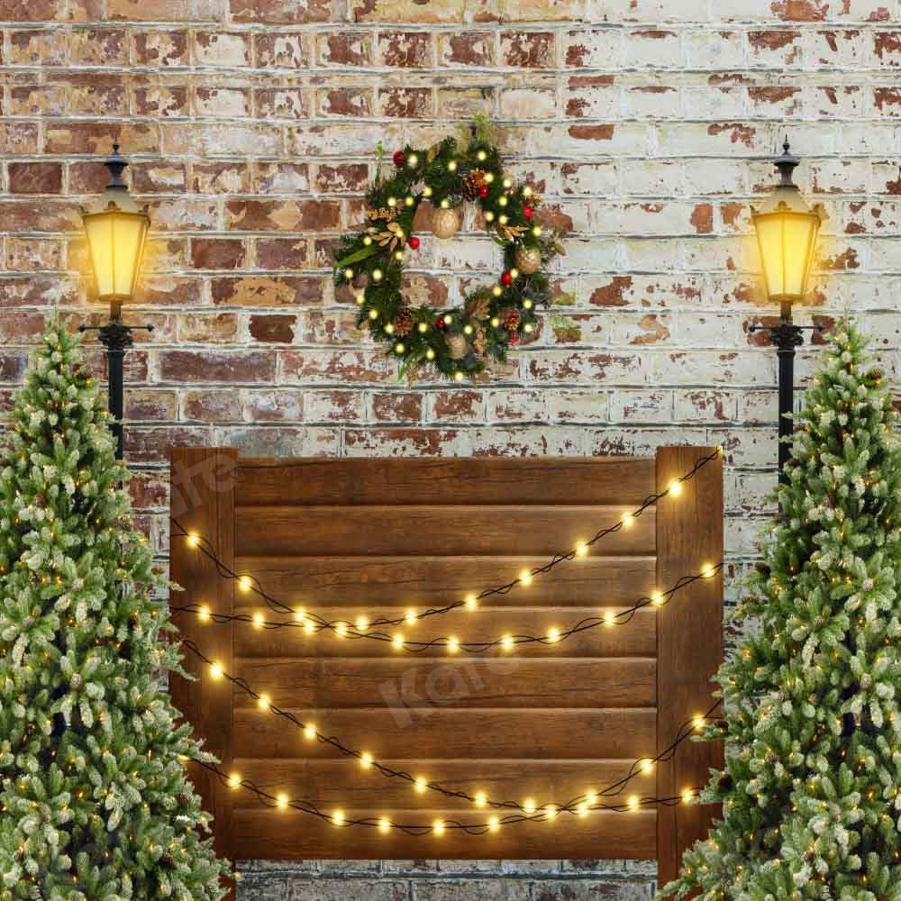 Kate Weihnachten Hintergrund Kopfteil Mauer von Emetselch - Kate Backdrop.de