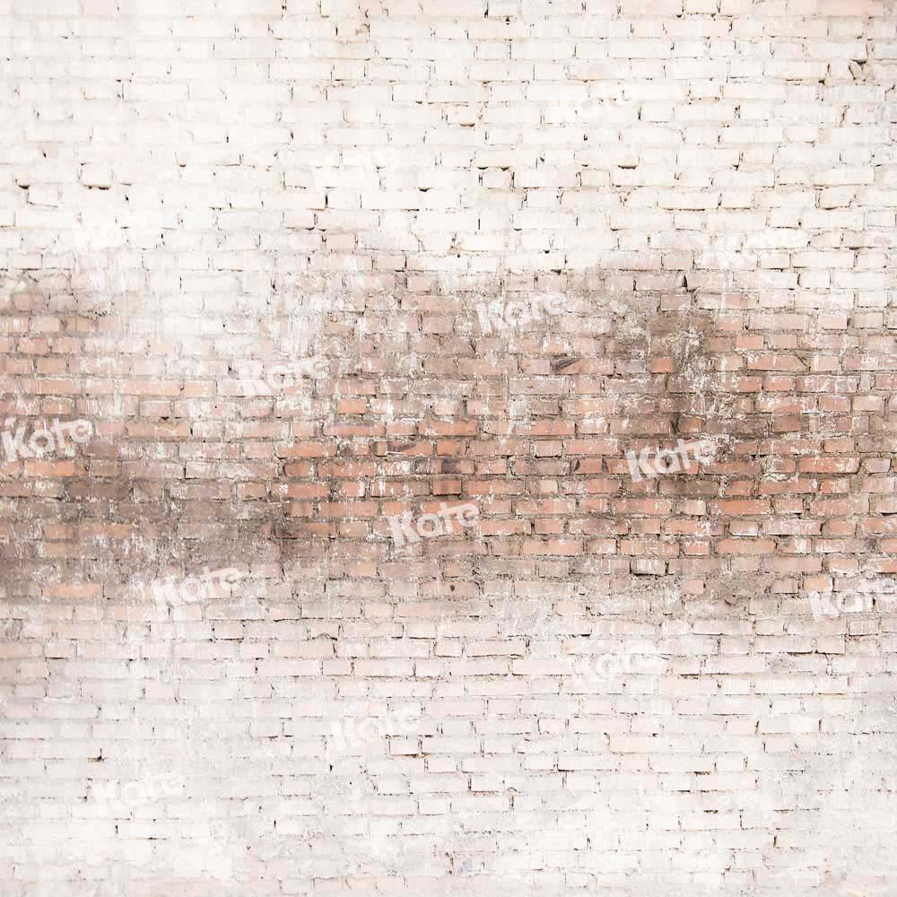 Kate Retro Backstein Hintergrund alte Wand von Chain Photography - Kate Backdrop.de