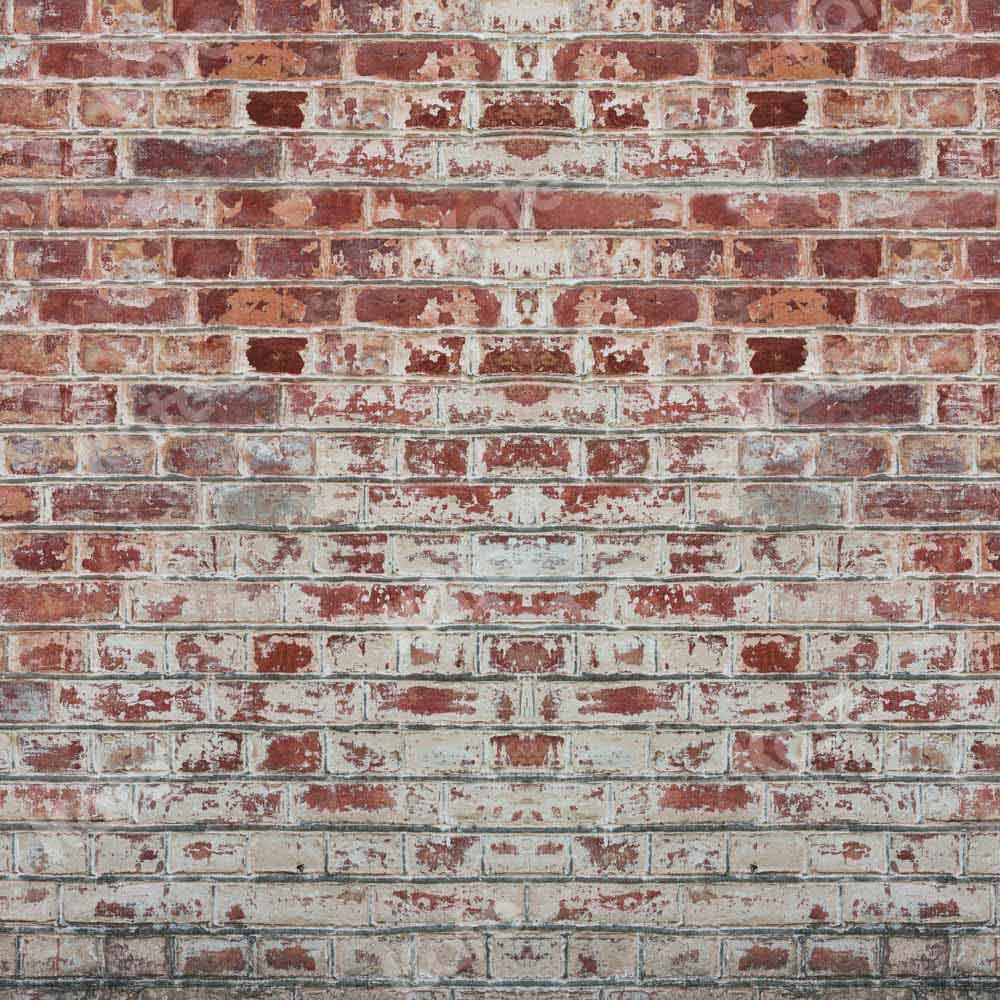 Kate Retro Backsteinmauer Hintergrund Alt von Kate - Kate Backdrop.de