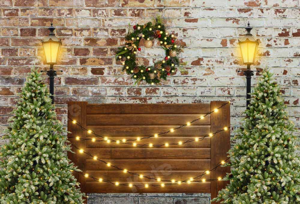 Kate Weihnachten Hintergrund Kopfteil Mauer von Emetselch - Kate Backdrop.de