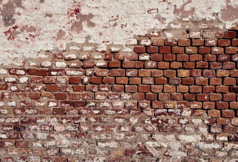 Kate Retro Hintergrund rote Backsteinmauer von Kate - Kate Backdrop.de