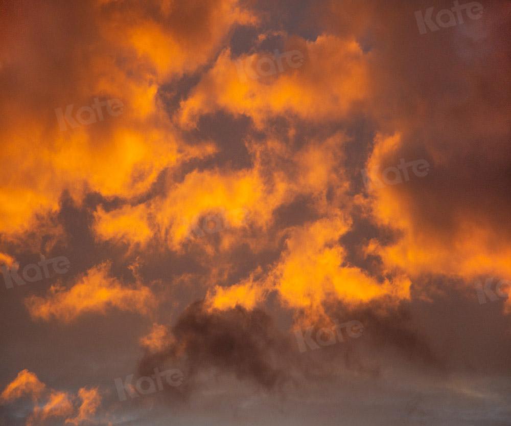 Kate Landschaft Wolken Hintergrund Sonnenuntergang Glühen von Kate - Kate Backdrop.de