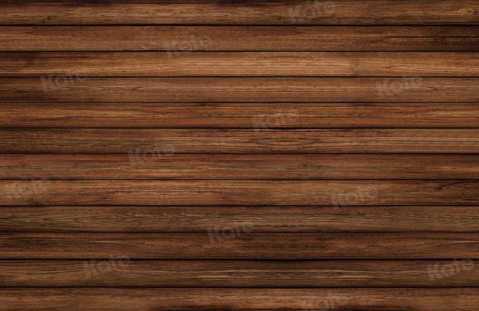 Kate Holzhintergrund Dunkelbraun von Kate - Kate Backdrop.de