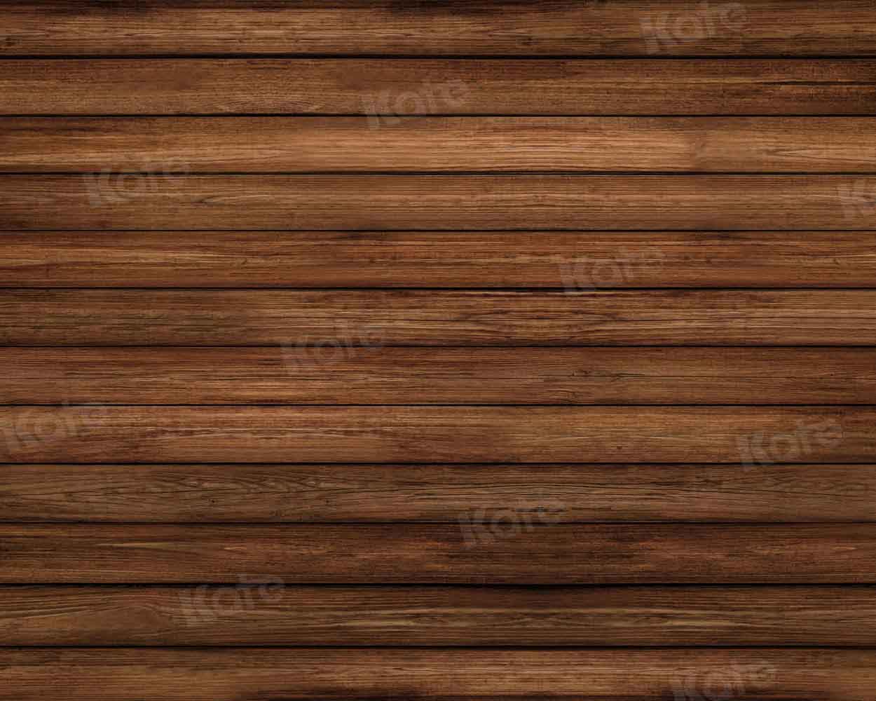 Kate Holzhintergrund Dunkelbraun von Kate - Kate Backdrop.de