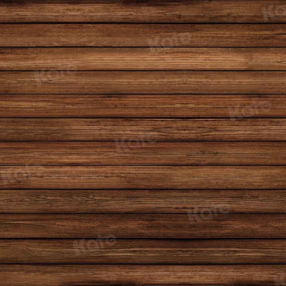 Kate Holzhintergrund Dunkelbraun von Kate - Kate Backdrop.de