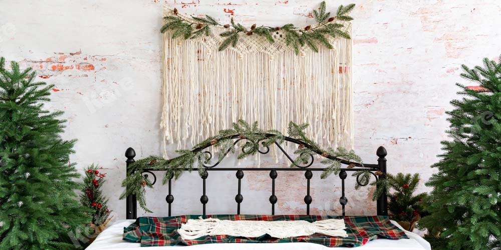 Kate Weihnachten Weihnachten Hintergrund Boho Kopfteil von Emetselch - Kate Backdrop.de