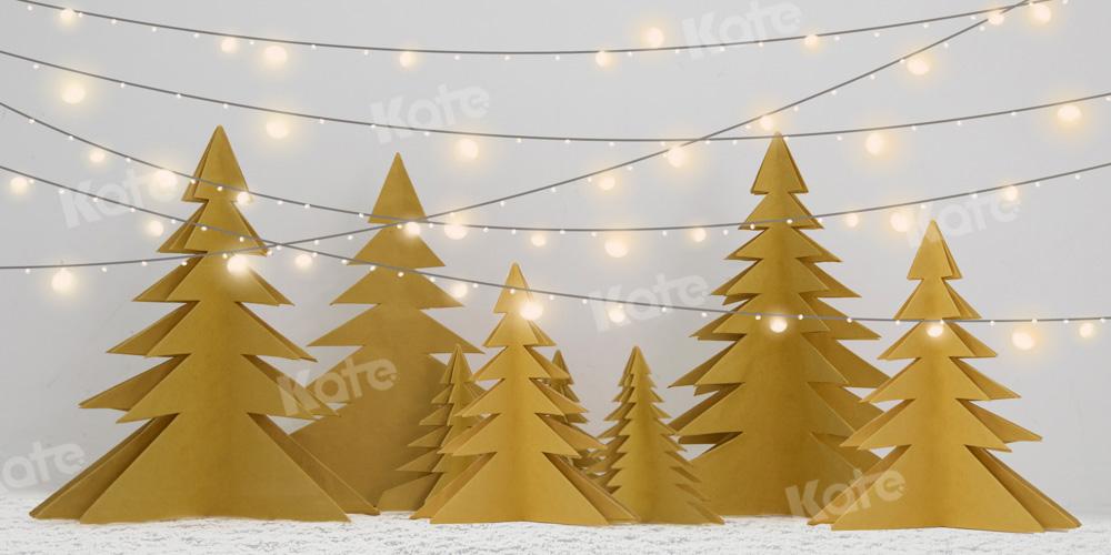 Kate Weihnachten Weihnachtsbäume Hintergrund Winter Schnee Licht von Emetselch - Kate Backdrop.de