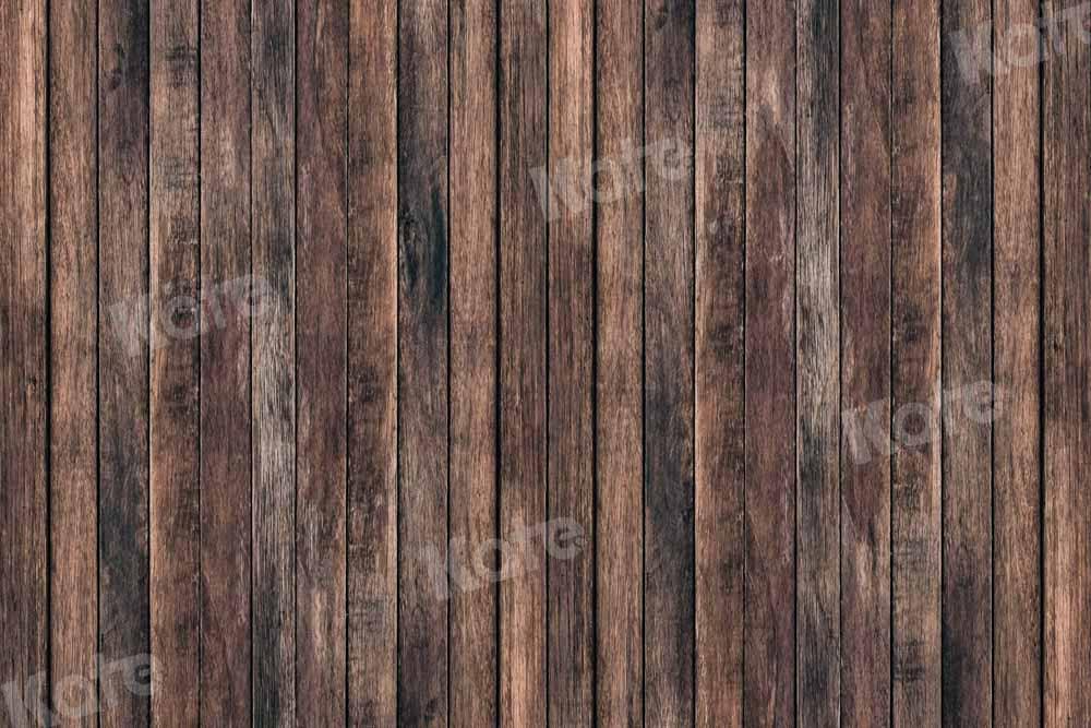 Kate Holzhintergrund Retro für Fotografie Braun von Chain Photography - Kate Backdrop.de