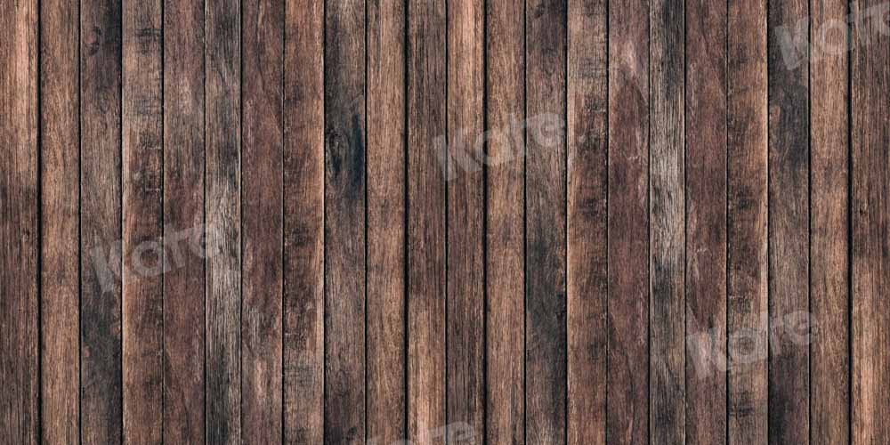 Kate Holzhintergrund Retro für Fotografie Braun von Chain Photography - Kate Backdrop.de