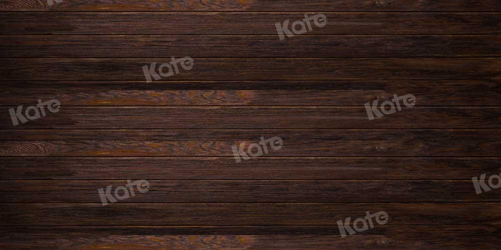 Kate Retro Holz Hintergrund Dunkelbraun von Kate - Kate Backdrop.de