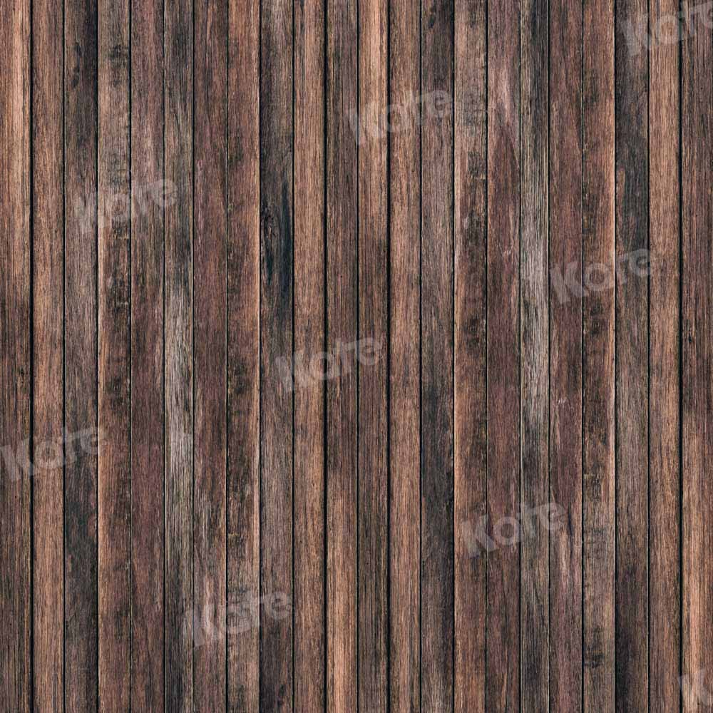 Kate Holzhintergrund Retro für Fotografie Braun von Chain Photography - Kate Backdrop.de