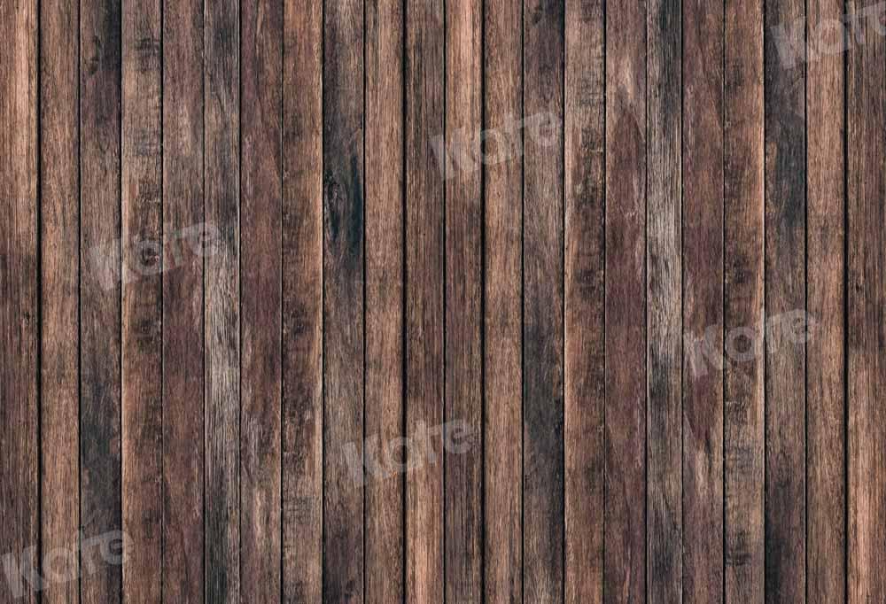 Kate Holzhintergrund Retro für Fotografie Braun von Chain Photography - Kate Backdrop.de