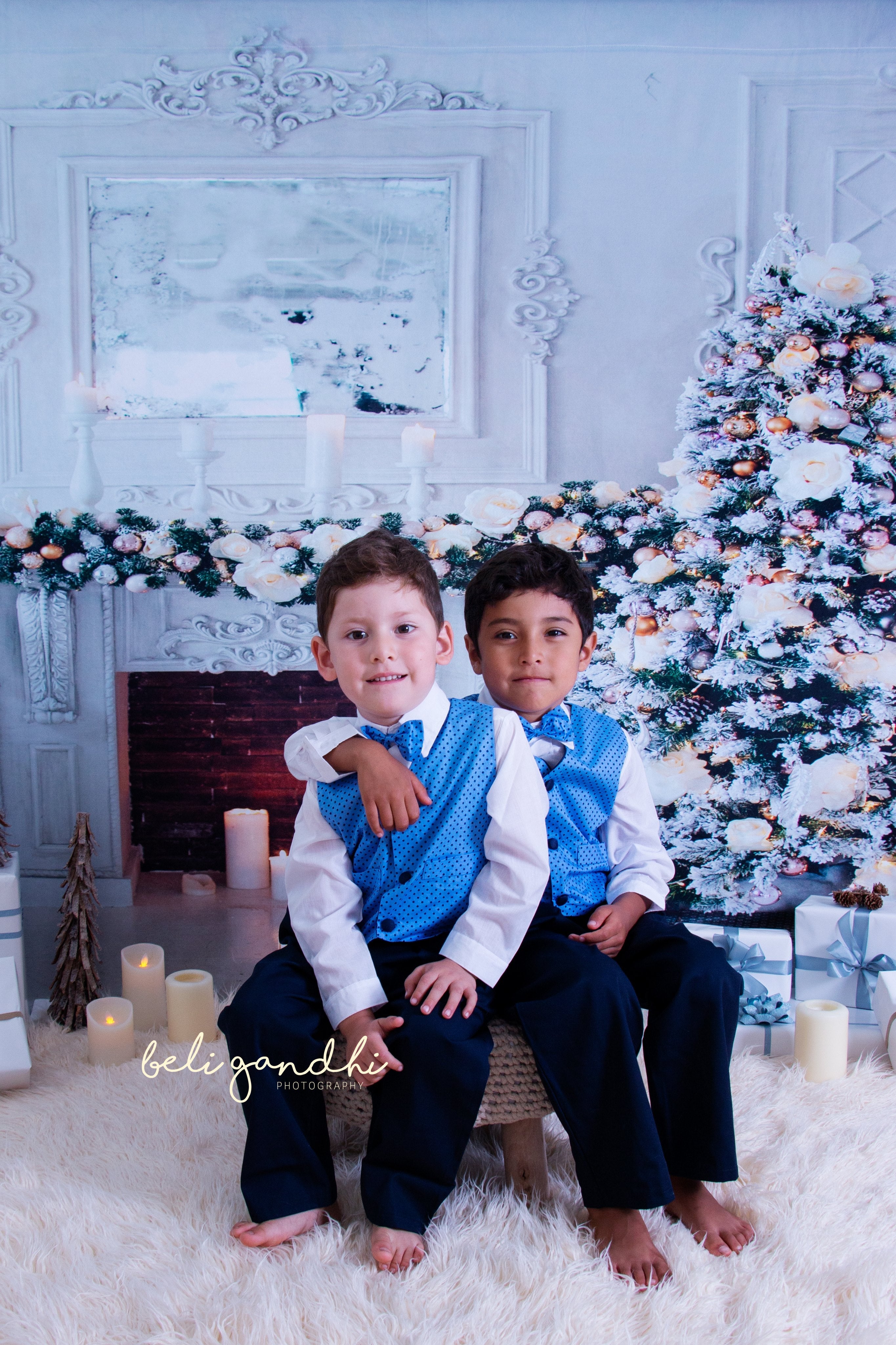 Kate Weihnachten fotografie Hintergrund Innen studio - Kate Backdrop.de