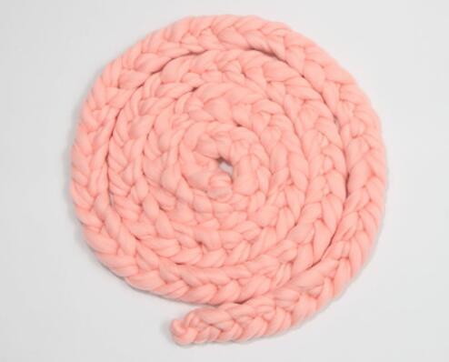 Katebackdrop:Newborn Photography Basket Braid Wool Wrap Baby Photo Props