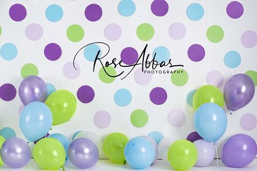 Kate Cake Smash Hintergrund Luftballons Stelle von Rose Abbas - Kate Backdrop.de