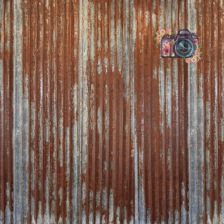 Kate Retro Tin Wall Backdrop Designed By Leann West - Kate Backdrop.de