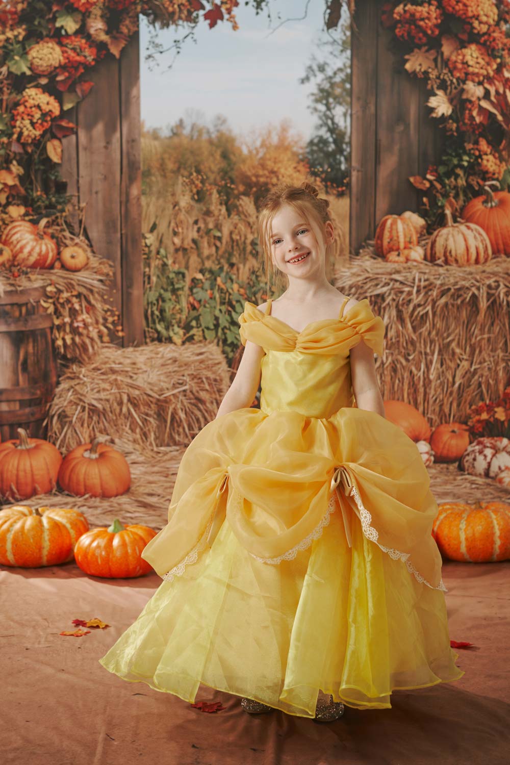 Kate Gelbes Prinzessinnen-Tutu-Kleid für Fotografie - Kate Backdrop.de
