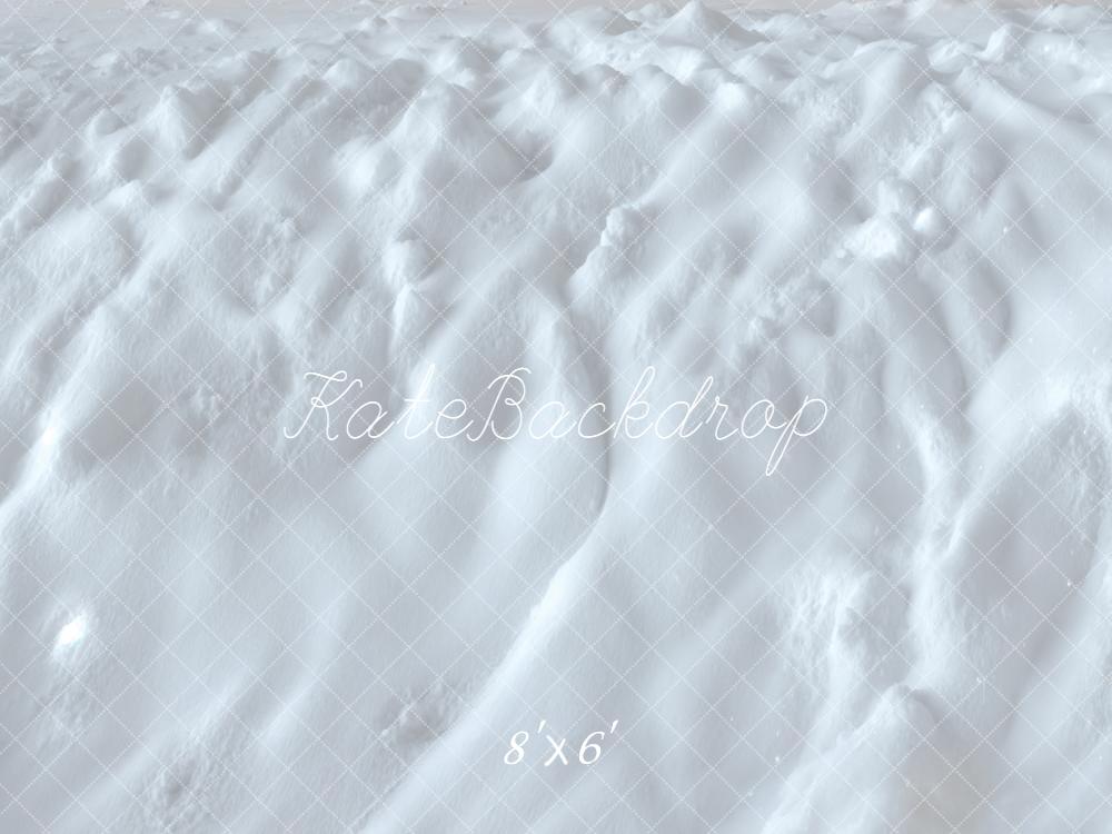 Kate Winter Schnee Textur Weiß Hintergrund Entworfen von Kate Image - Kate Backdrop.de