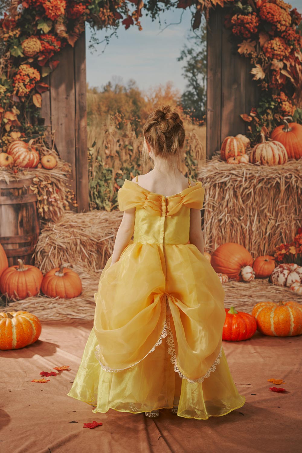 Kate Gelbes Prinzessinnen-Tutu-Kleid für Fotografie - Kate Backdrop.de