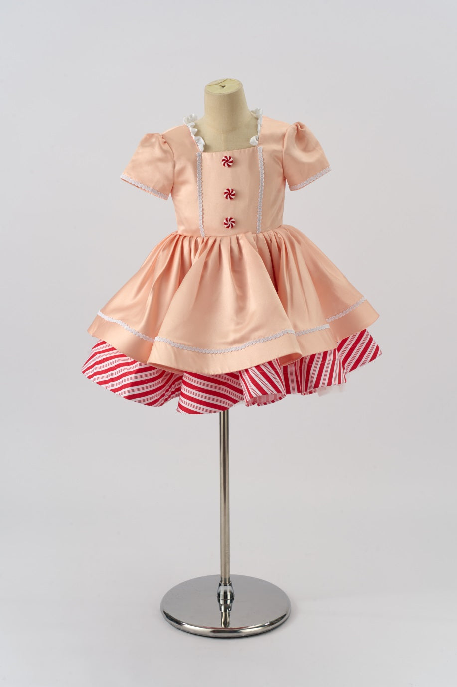 Kate Couture Rosa Weihnachten Candy Stripe Mädchen Kleid für Fotografie - Kate Backdrop.de
