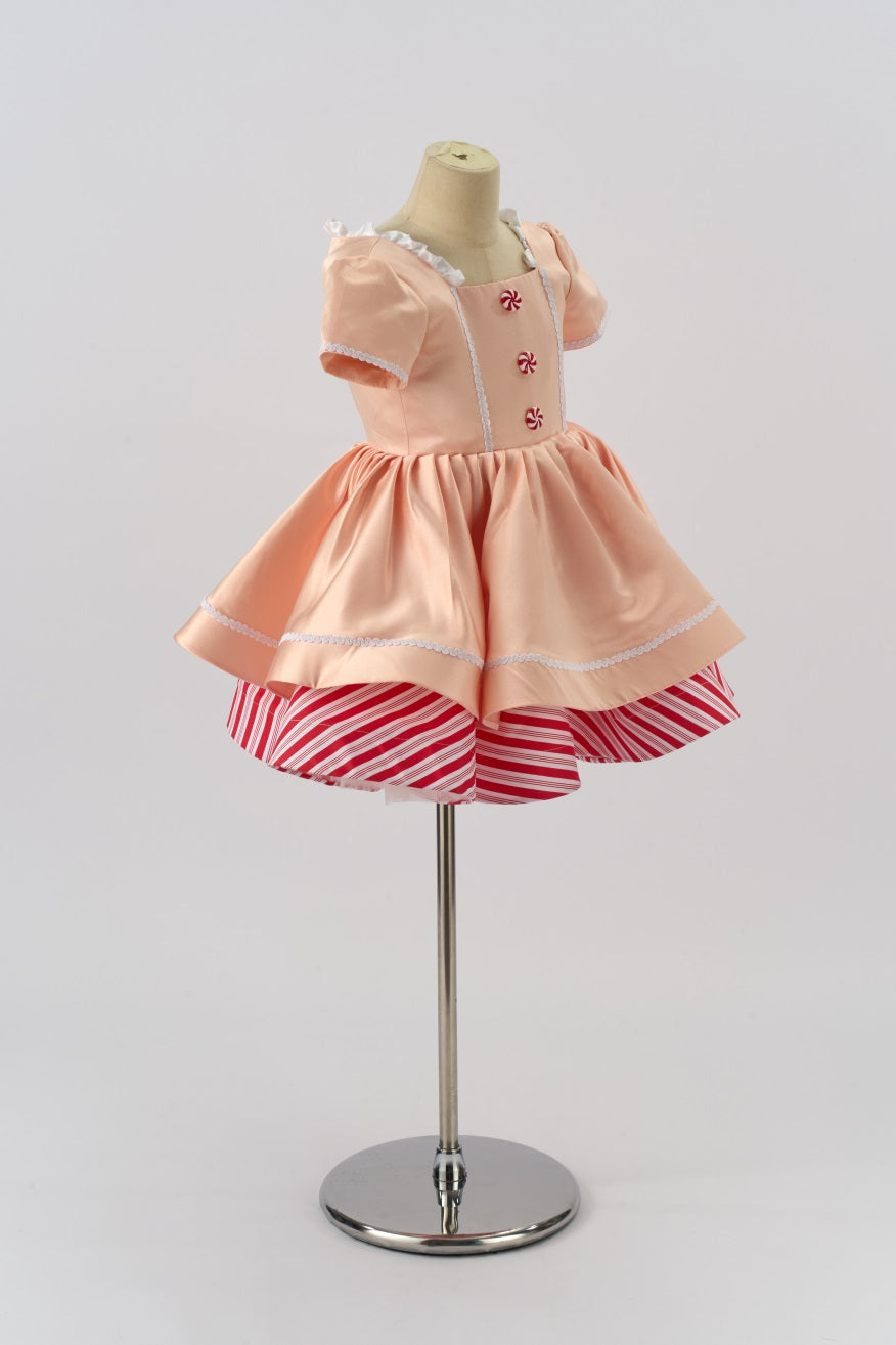 Kate Couture Rosa Weihnachten Candy Stripe Mädchen Kleid für Fotografie - Kate Backdrop.de