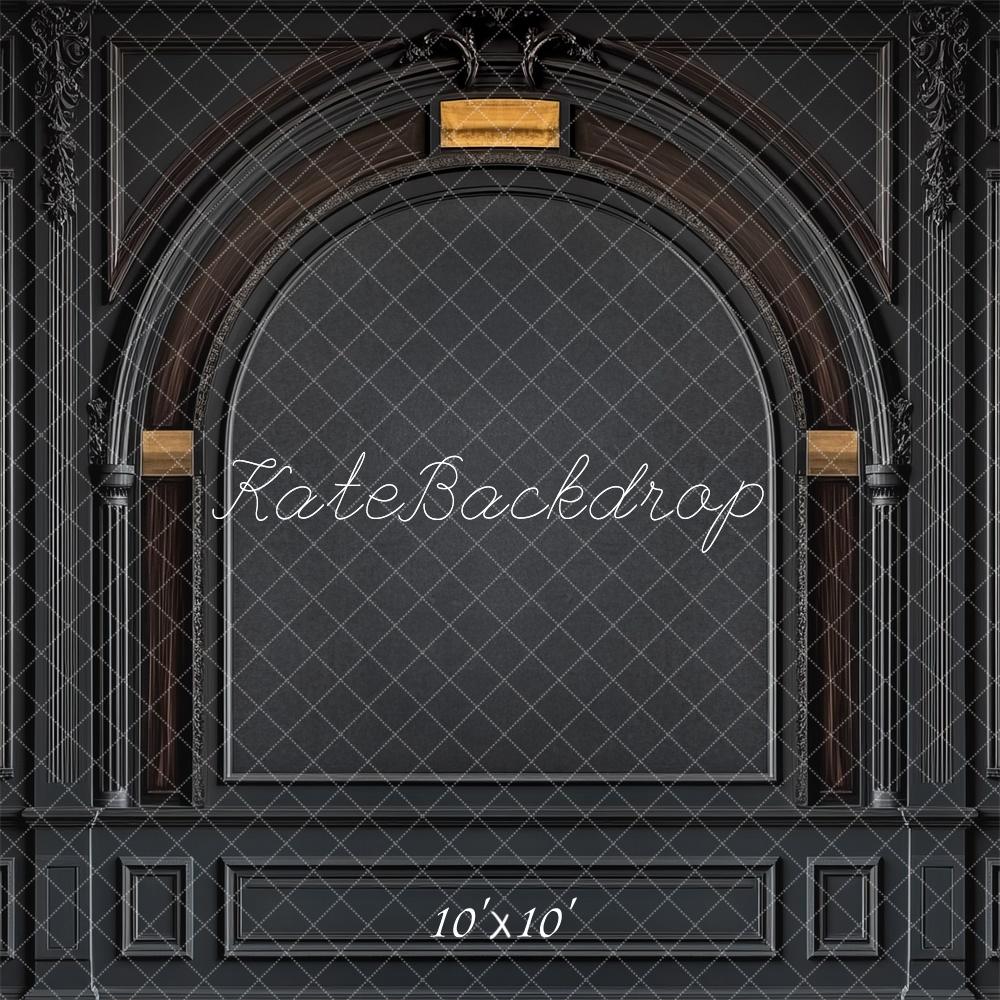 Kate Fine Art Dunkle Bogenwand Elegant Hintergrund Entworfen von Mini MakeBelieve