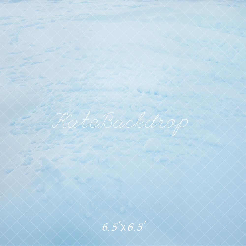 Kate Winter Schnee Textur Blau Hintergrund Entworfen von Kate Image - Kate Backdrop.de