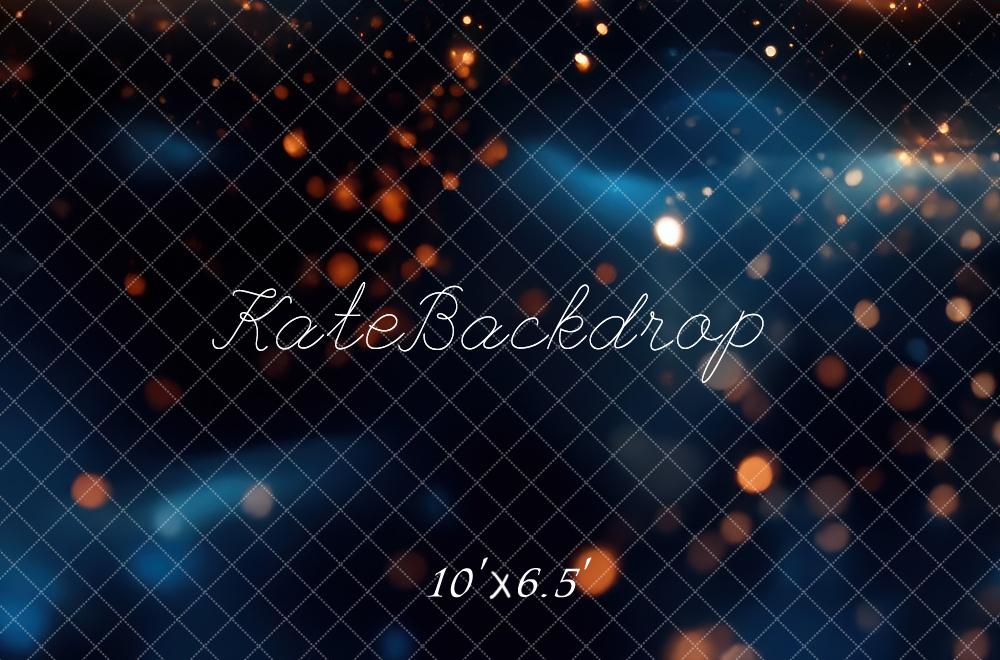 Kate Abstrakte Lichter Bokeh Blau Hintergrund Entworfen von Mini MakeBelieve